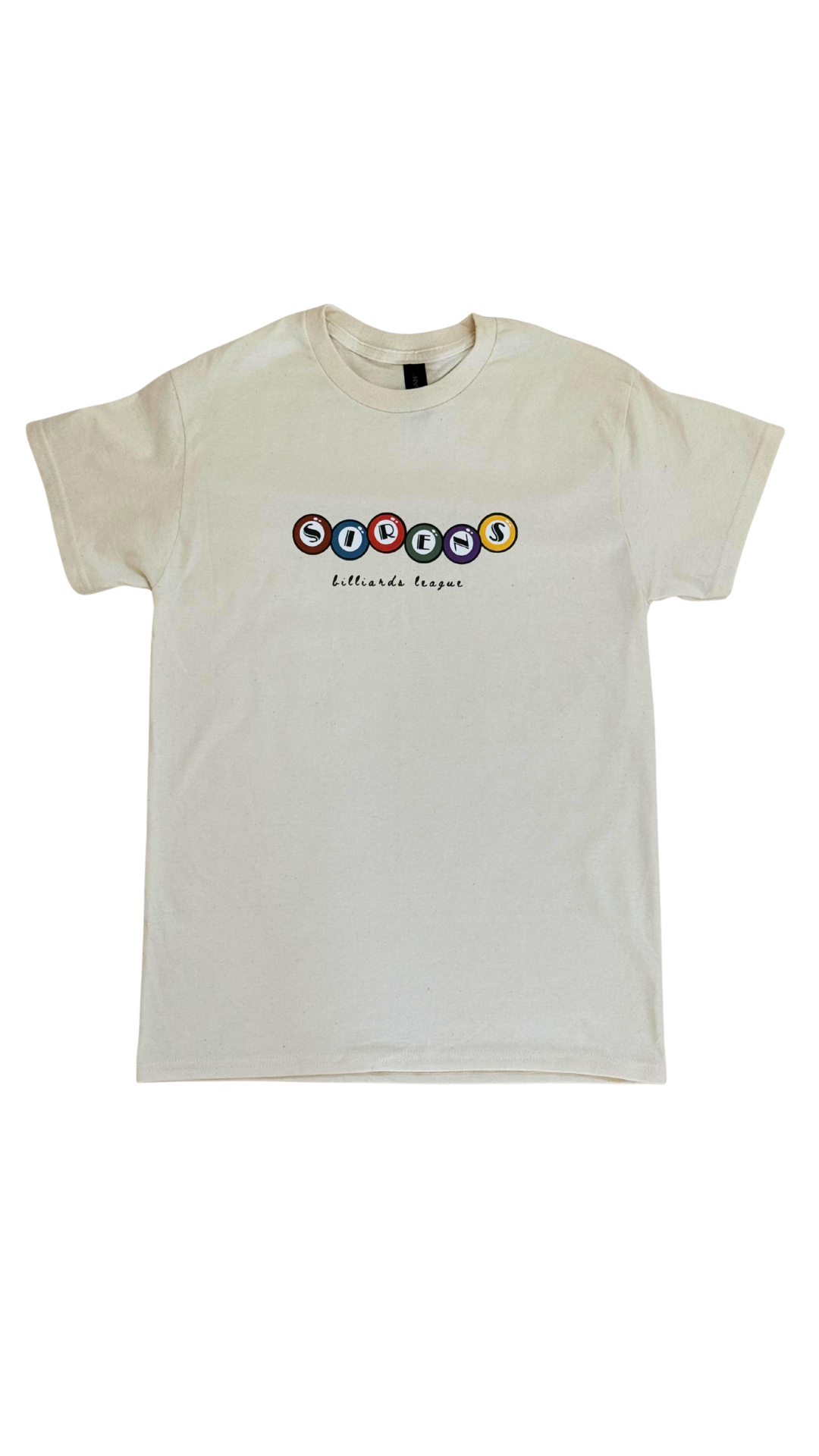 sirens billiards league tee