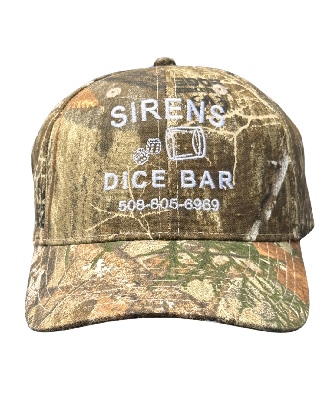 sirens dice bar camo hat