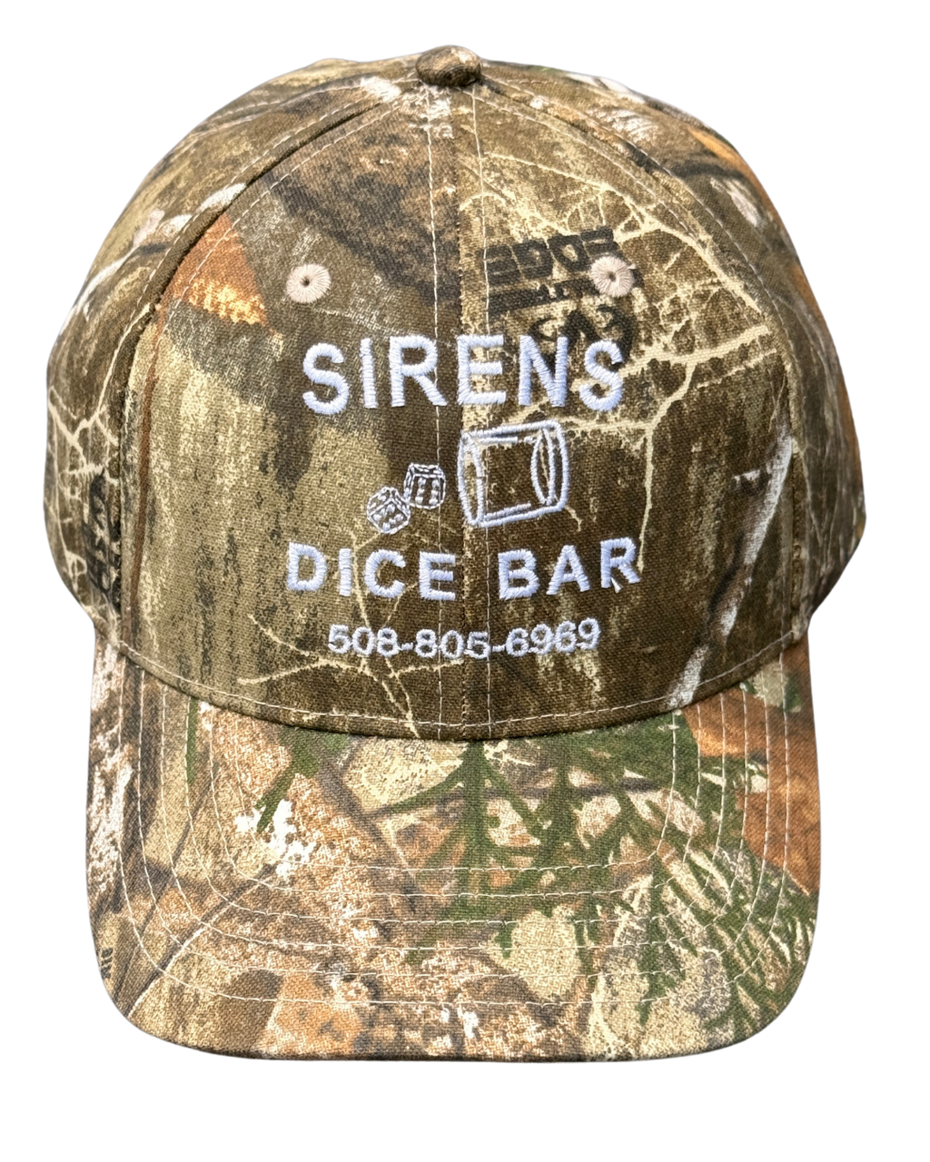 sirens dice bar camo hat